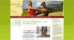 Desktop Screenshot of camping-michelnhof.at